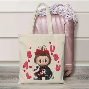 Labubu Canvas Tote Bag – Catch me If You Like Me